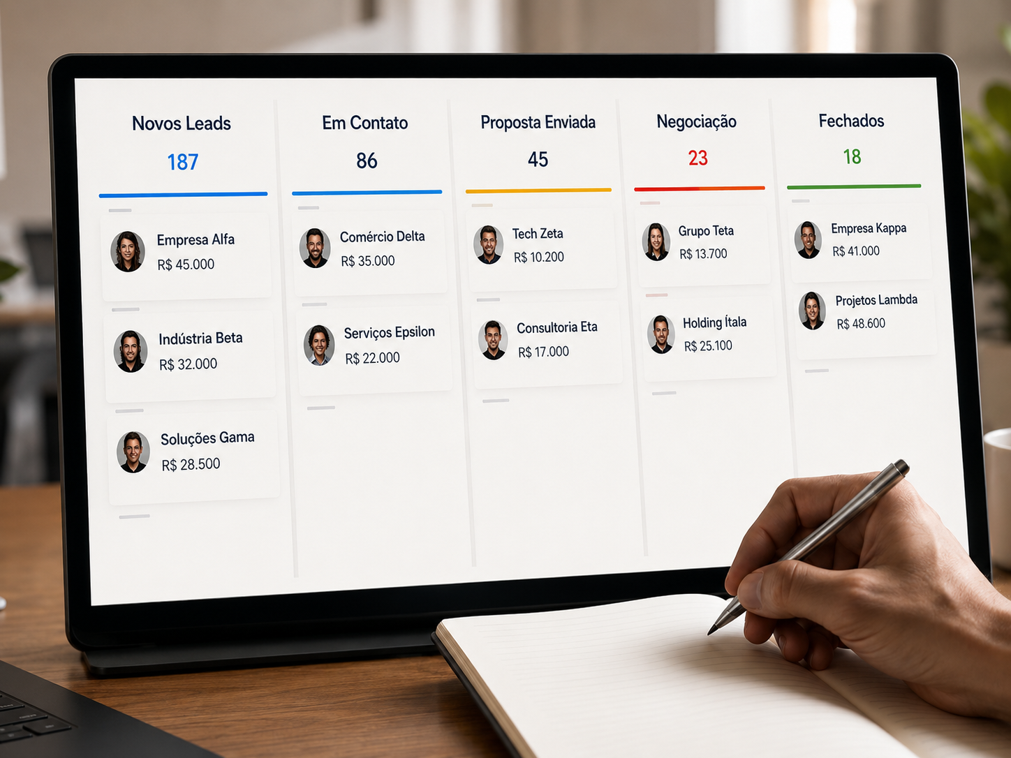 Gestão de Leads e Follow-up
